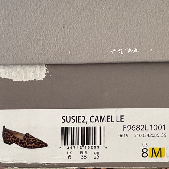 Franco Sarto Animal Print Women's Loafers - Picture 6 of 6